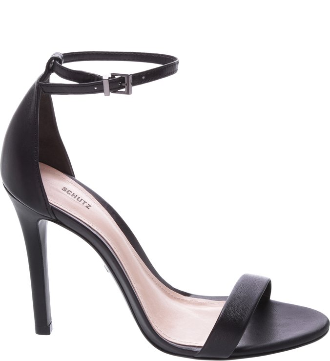 Sandália Single Stiletto Black Sandália Single Stiletto Black