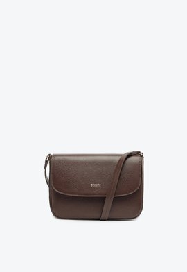 Bolsa Tiracolo Pequena Esther Couro Marrom