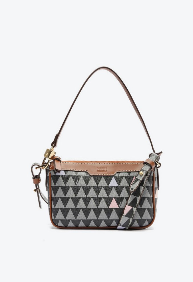 Bolsa Tiracolo Triangle Preta