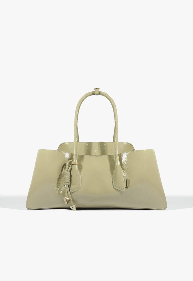 Bolsa Maxi Tote Melted Couro Branca