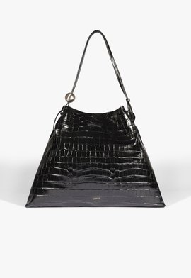 Maxi Bag Lessie Couro Preta