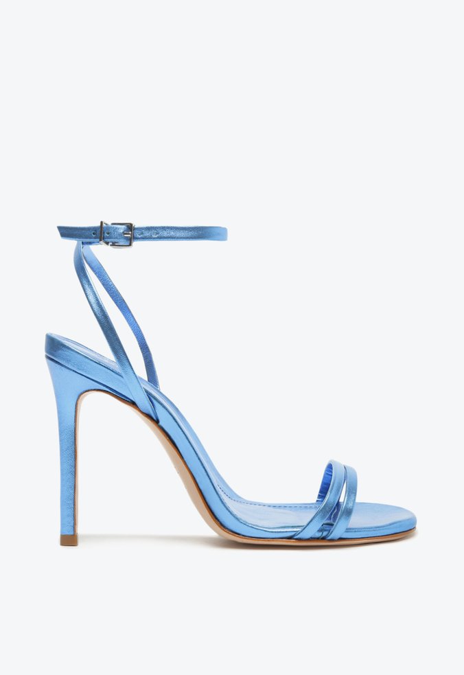 Sandalia azul shop schutz