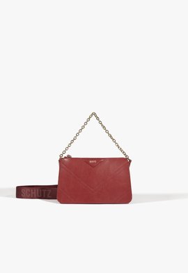 Bolsa Tiracolo Jane Vermelha Escura