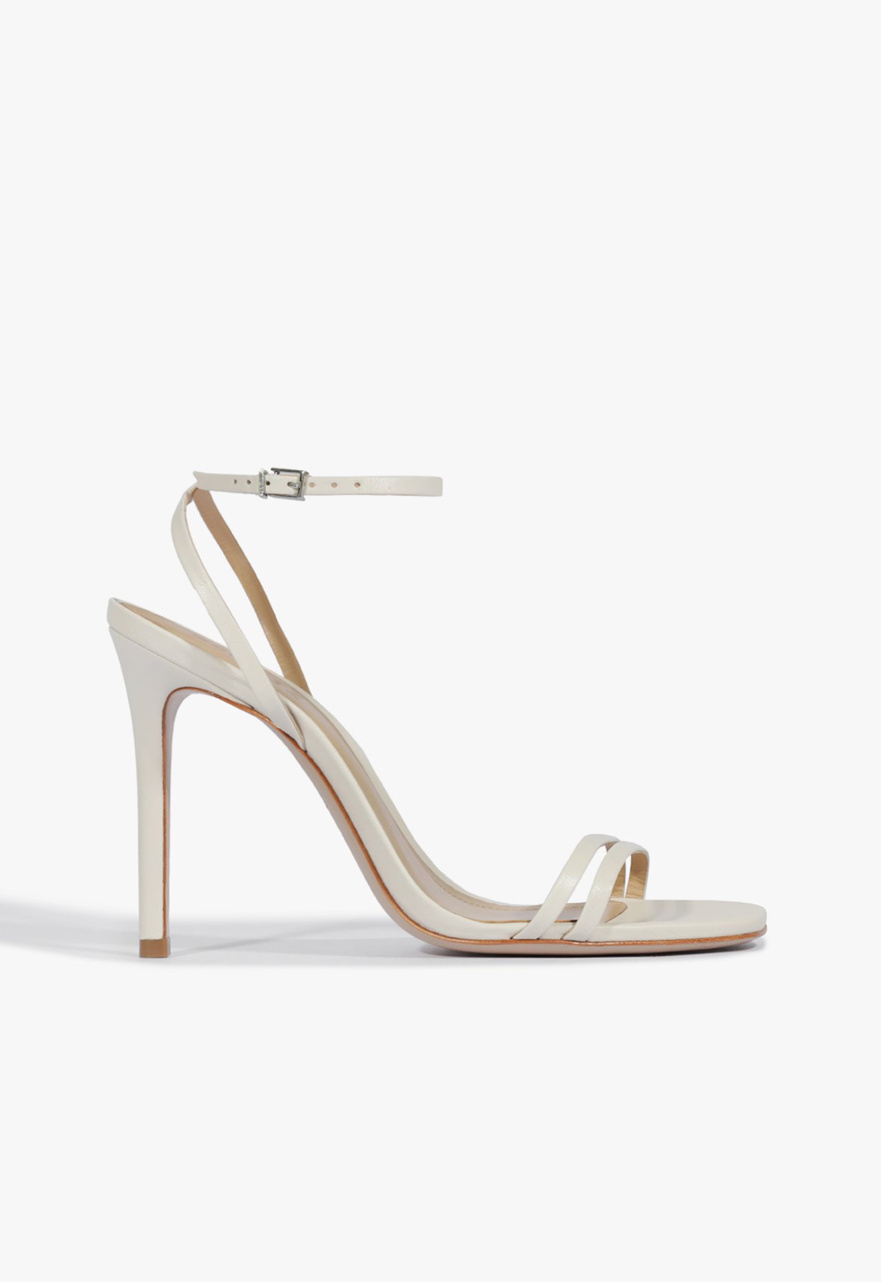 Sandália Salto Alto Couro Branca | Schutz