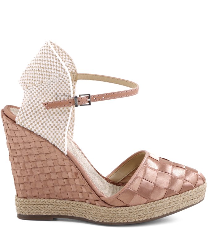 Espadrille Plataforma Woven Satin Toasted Espadrille Plataforma Woven Satin Toasted