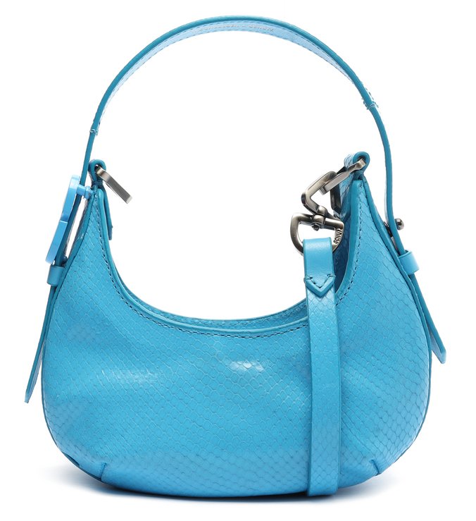 Bolsa Tiracolo Shoulder Bag Couro Azul