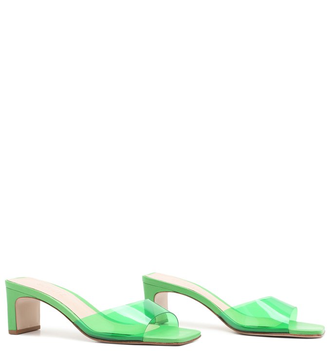 Mule Vinil Pop Verde Mule Vinil Pop Verde