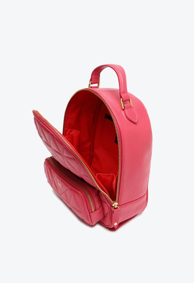 Mochila 944 Mini Couro Rosa Mochila 944 Mini Couro Rosa