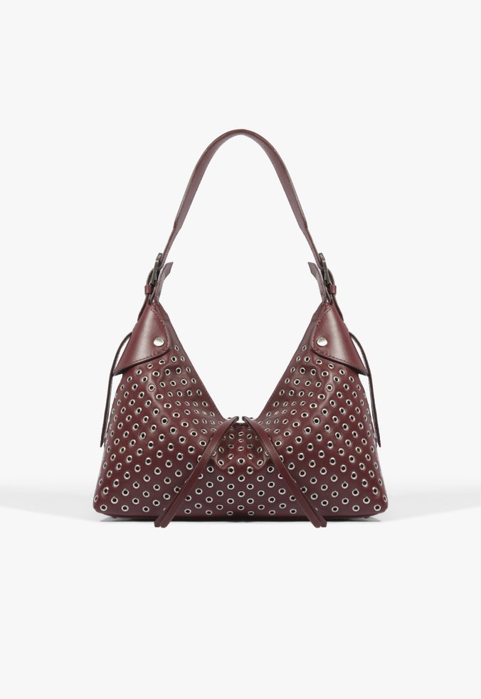 Bolsa Tiracolo Marien Média Couro Preta