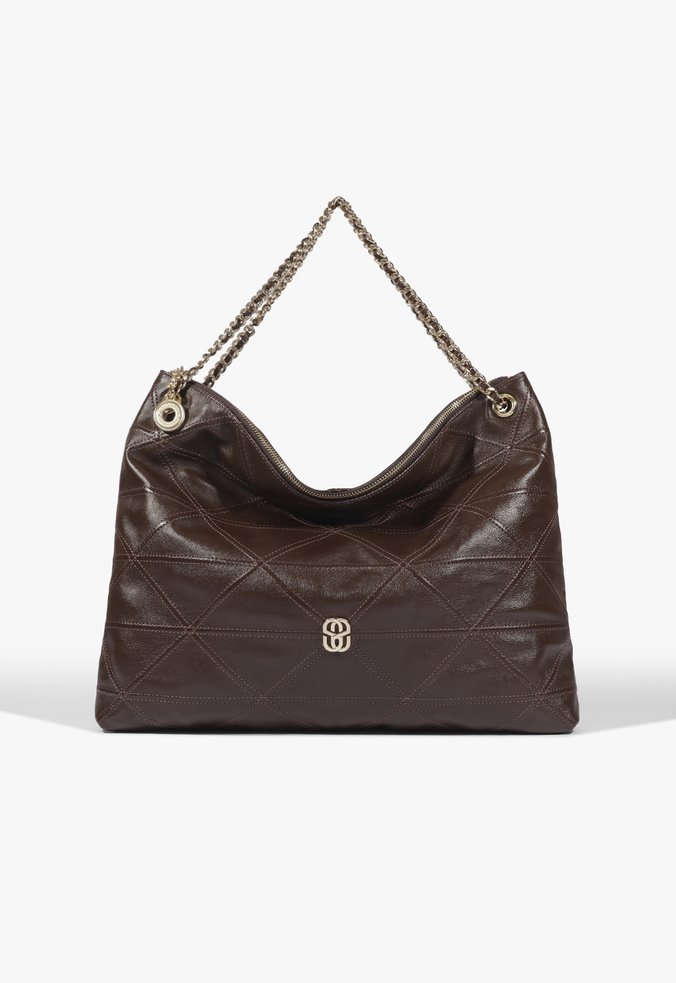 Bolsa Hobo Charlie Couro Marrom