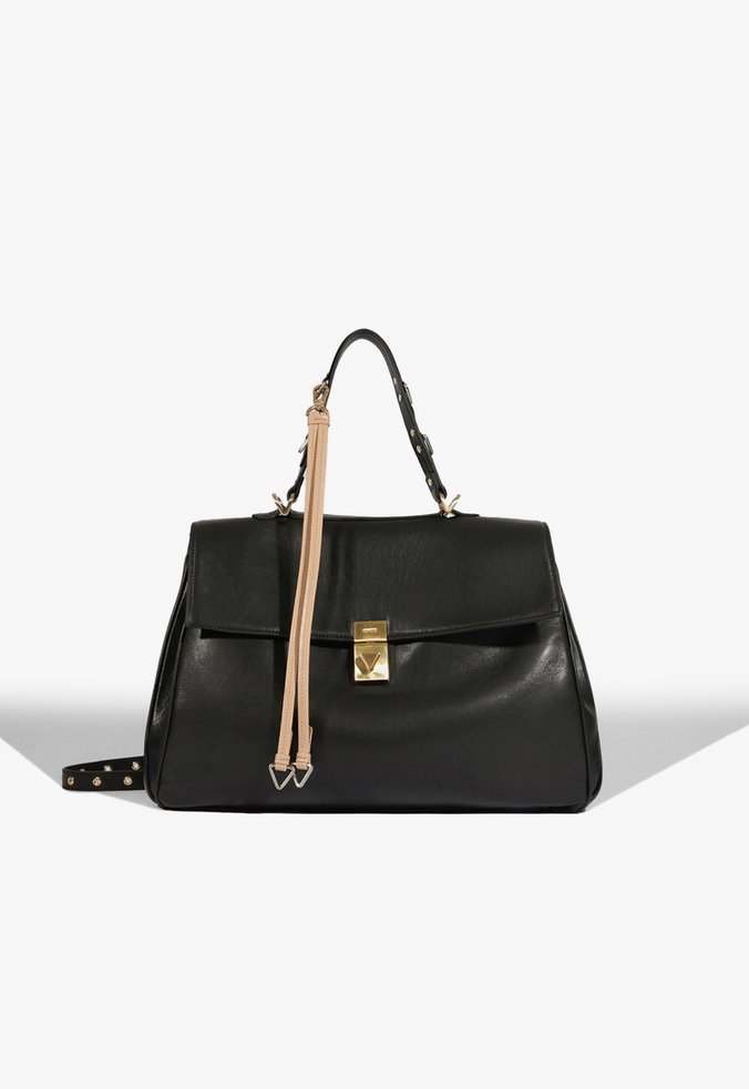 Bolsa Tote The Coolest Bag Couro Preta