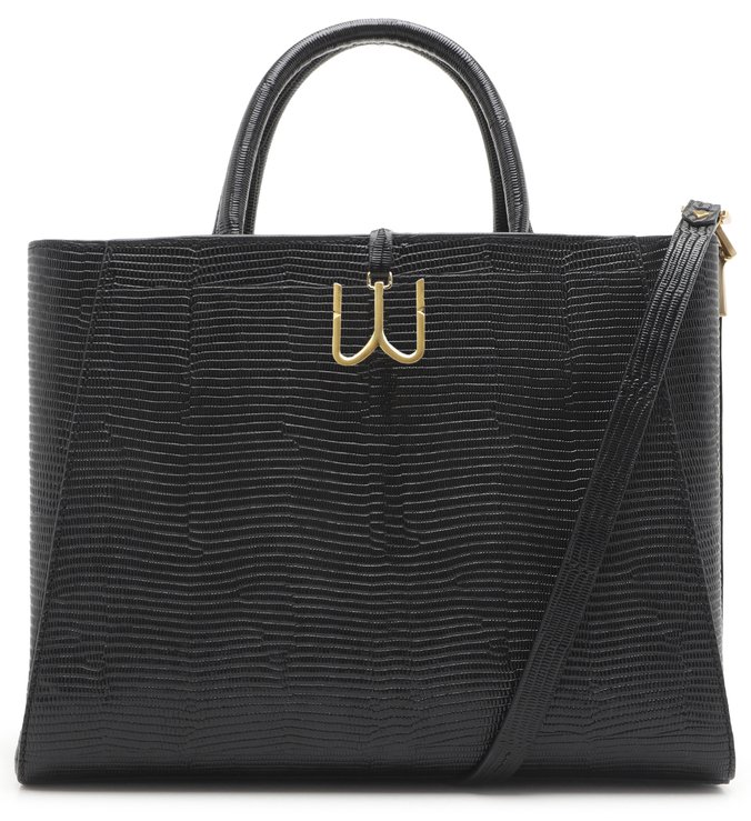 Shopping Bag A to Z Black Shopping Bag A to Z Black