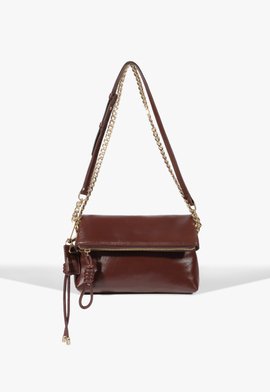 Bolsa Tiracolo Crossbody Elliot Pequena Couro Vermelha