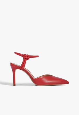 Sapato Scarpin Knots Vermelho