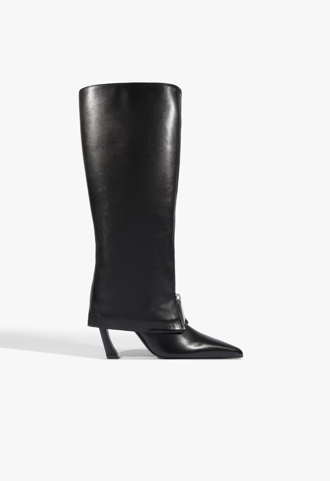 シュタイフ　029066　Zotty Bota Lexi Zip Bootie Mid Couro Preta | Schutz