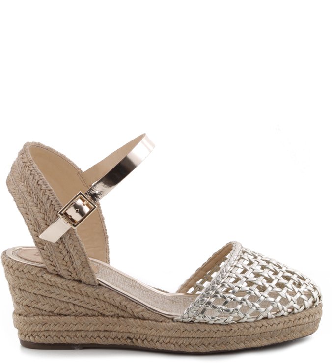 Espadrille Tressê Metalizado