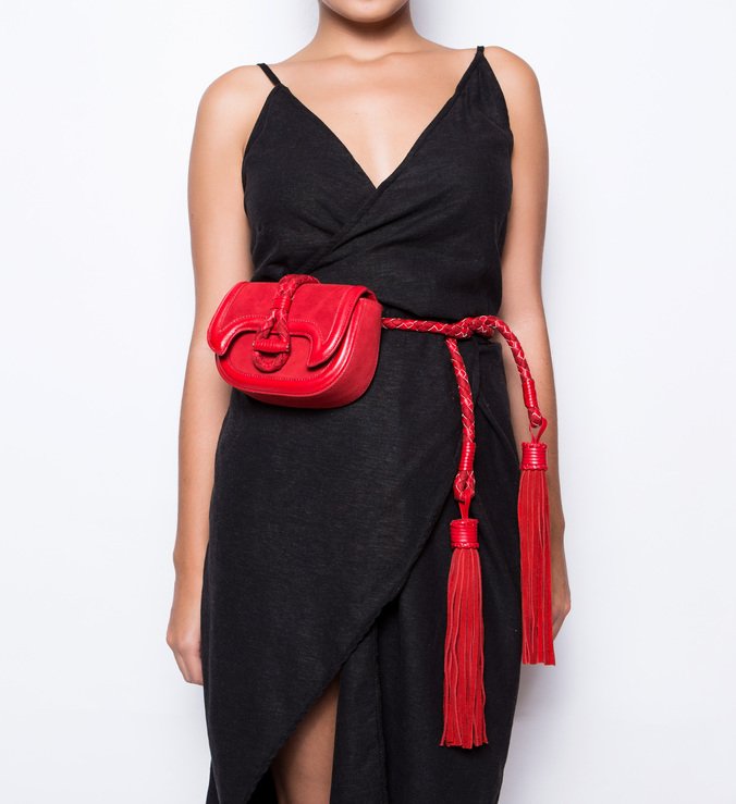 Belt Bag Crossbody Lana Red Belt Bag Crossbody Lana Red