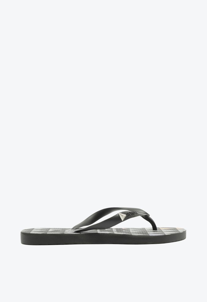 Chinelo Jelly Triangle Preto