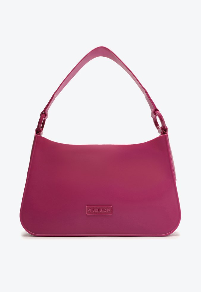 Bolsa Baguete Jellys Plástico Rosa
