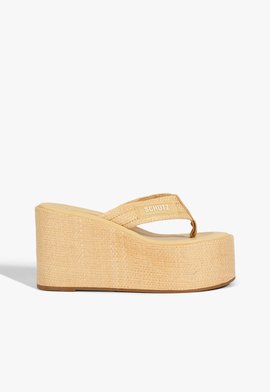 Chinelo Plataforma Bold II Bege