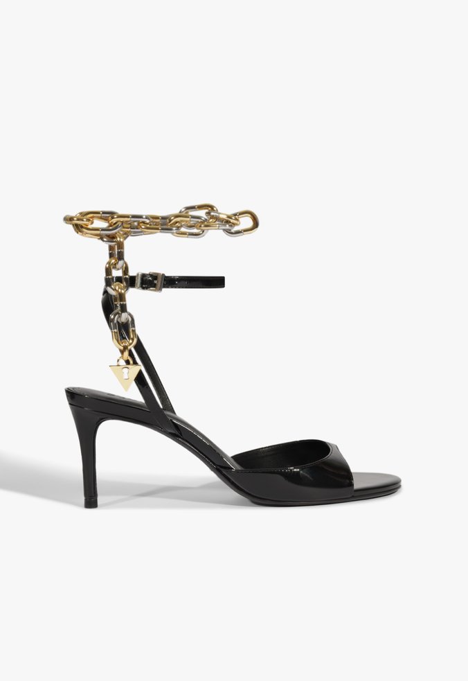 Sandália Amie Chain Mid Preta