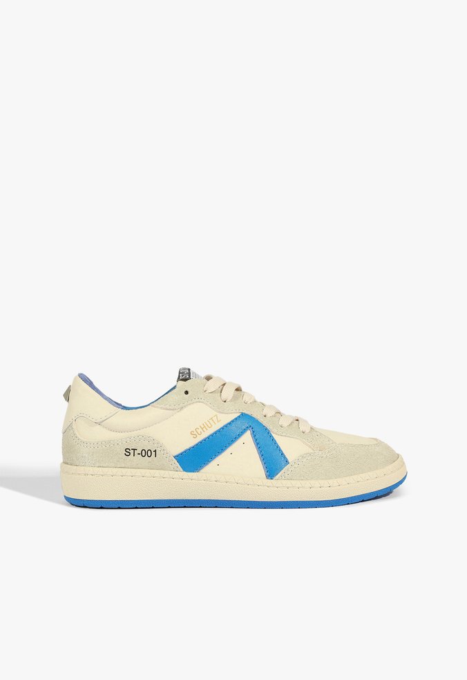 Tênis ST 001 Branco e Azul