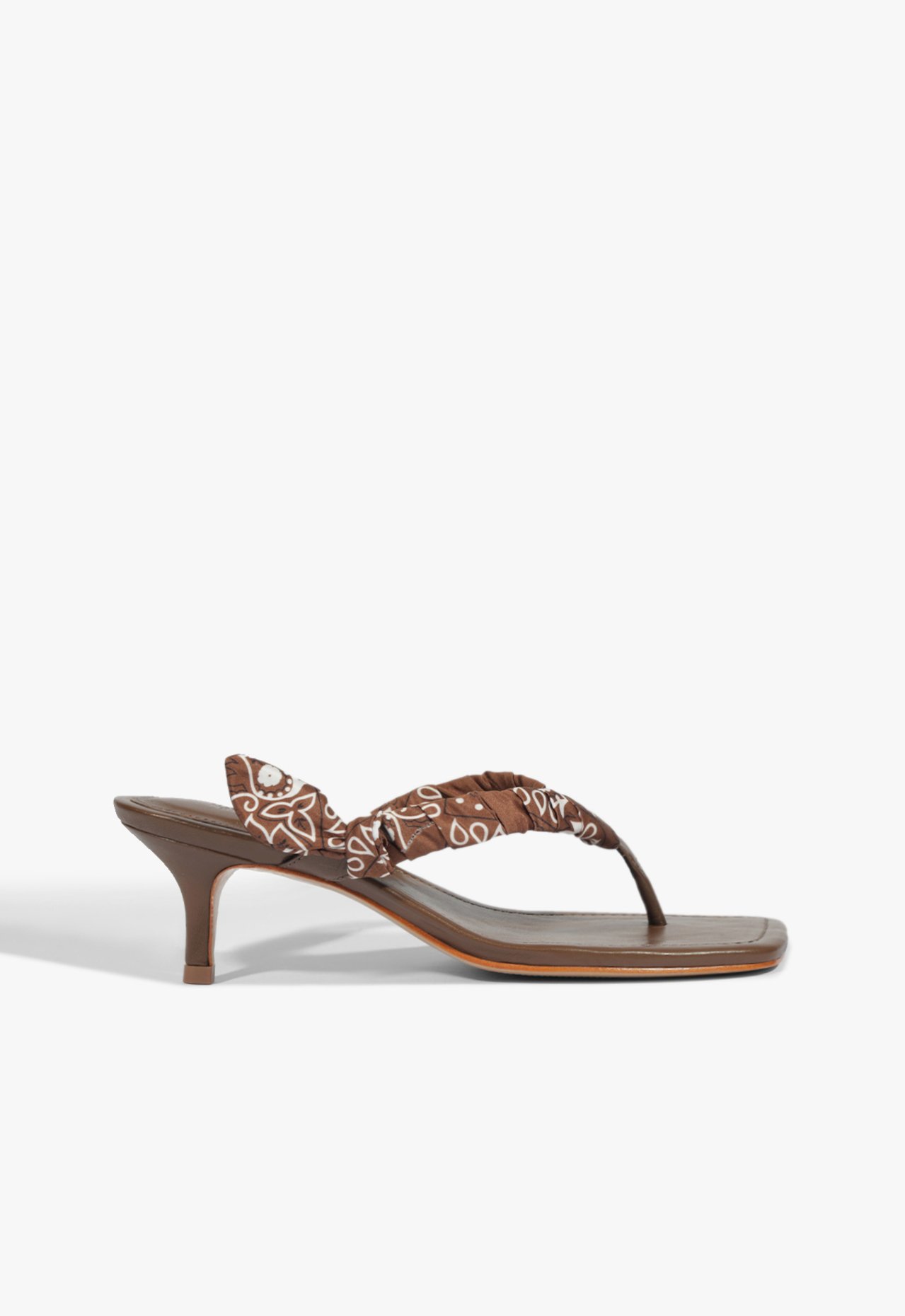 Sandália Mule Urban Couro Marrom | Schutz