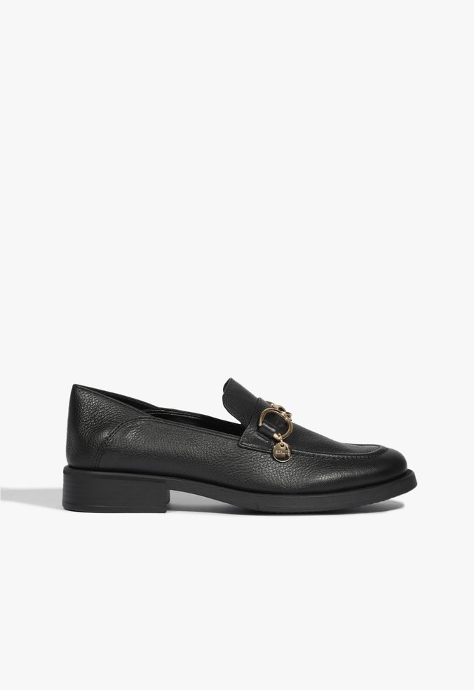 Mocassim Hint Couro Preto