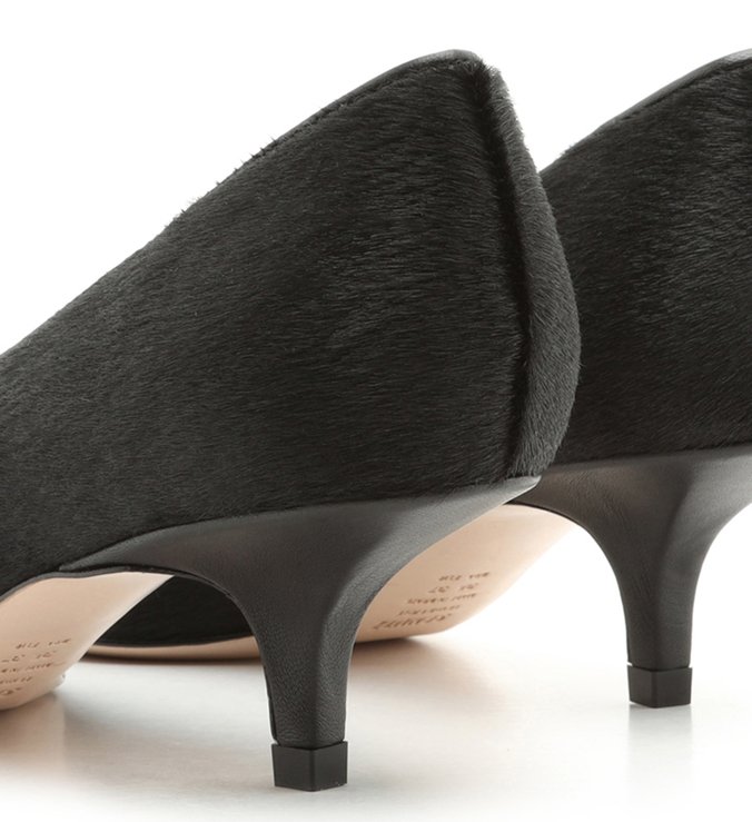 Scarpin Kitten Heel Pelo Black Scarpin Kitten Heel Pelo Black