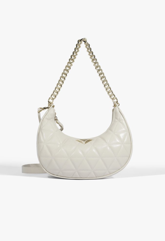 Bolsa Tiracolo 944 Couro Matelassê Branca