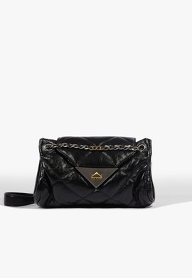 Bolsa Média S95 Couro Preto