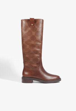 Bota Icon Hologram Couro Marrom