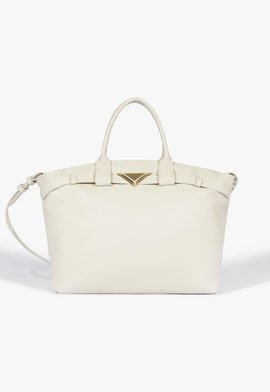 Bolsa Tote Grande Malu Couro Branca