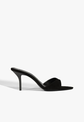 Mule Elodie Camurça Preto