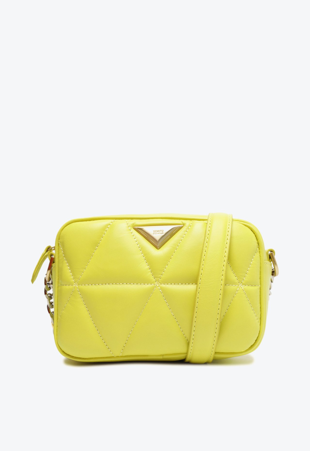 Bolsa Tiracolo Mini Camera 944 Soft Couro Verde | Schutz