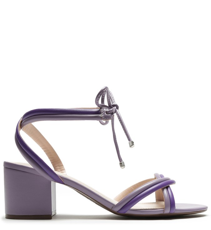 Sandália Block Heel Strings Orchid