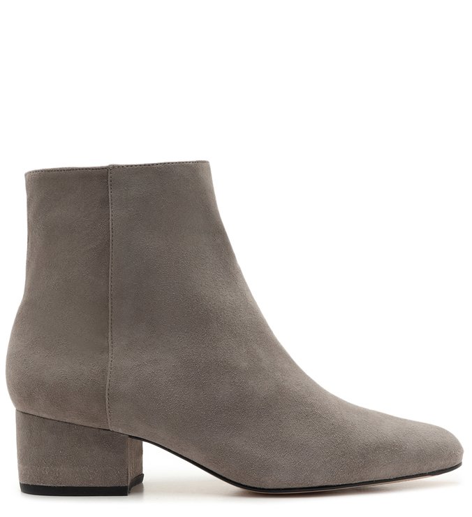 Bota Skinny Nobuck Cinza