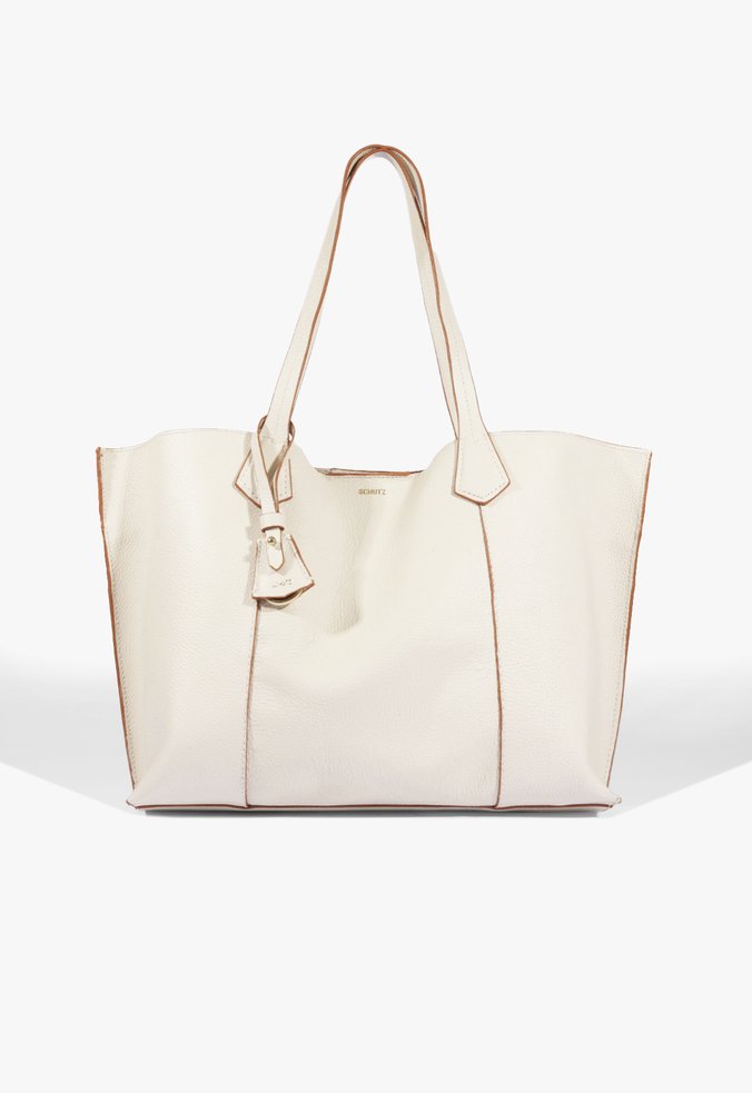 Bolsa Shopping Grande Couro Branca