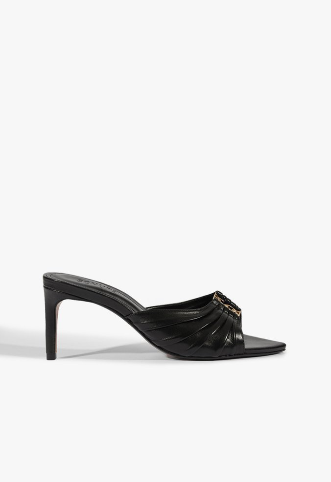 Mule Couro Preto
