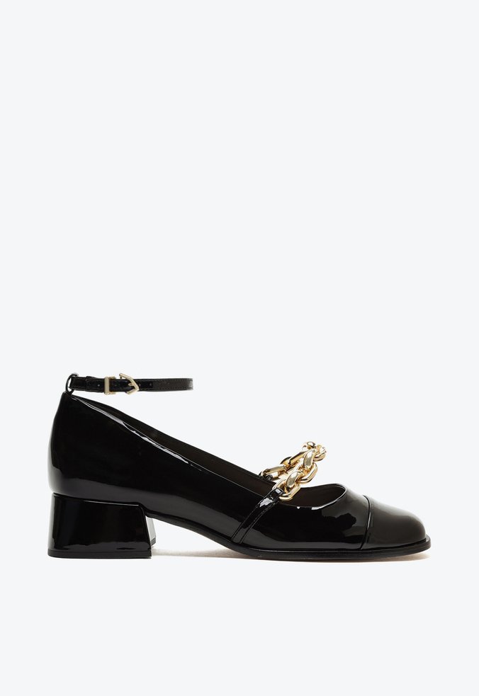 Sapato Boneca Dorothy Chain Preta