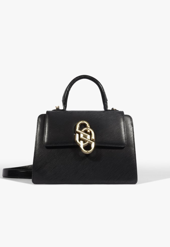 Bolsa Satchel Média Soul Couro Preta