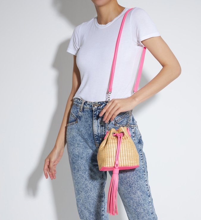 Bucket Bag Drop Neon Pink Bucket Bag Drop Neon Pink