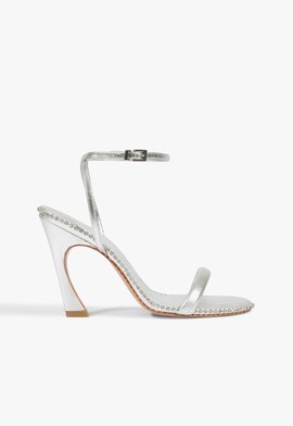 Sandália Lexi Sandal Glam Couro Prata