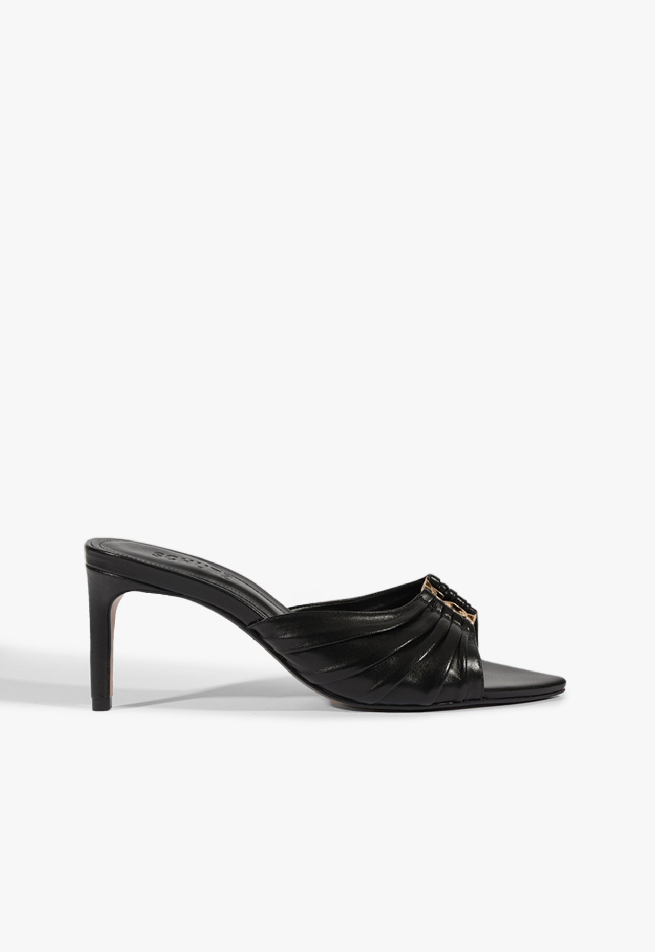 Sandália Mule Couro Preto | Schutz