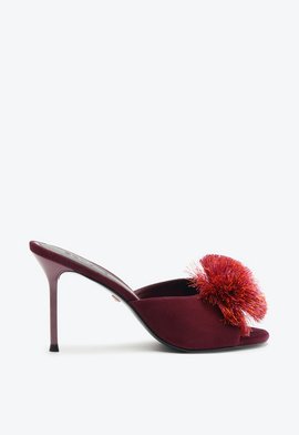 Tamanco Mule Jules Camurça Vinho