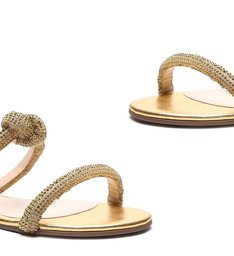 Flat Knot Glam Pedraria Gold