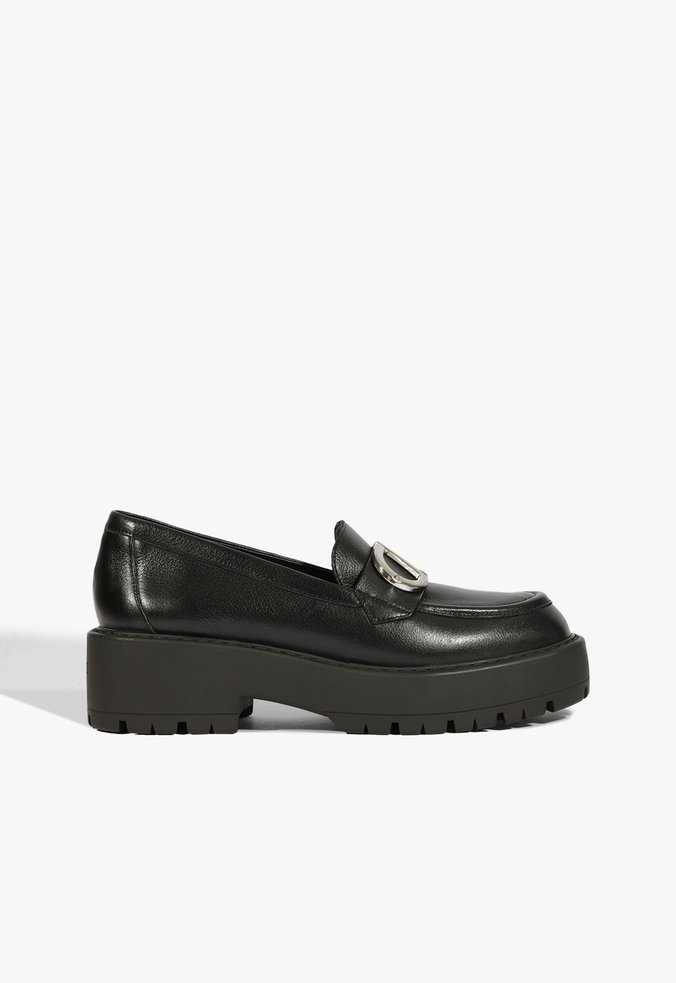 Mocassim Schutz Couro Preto