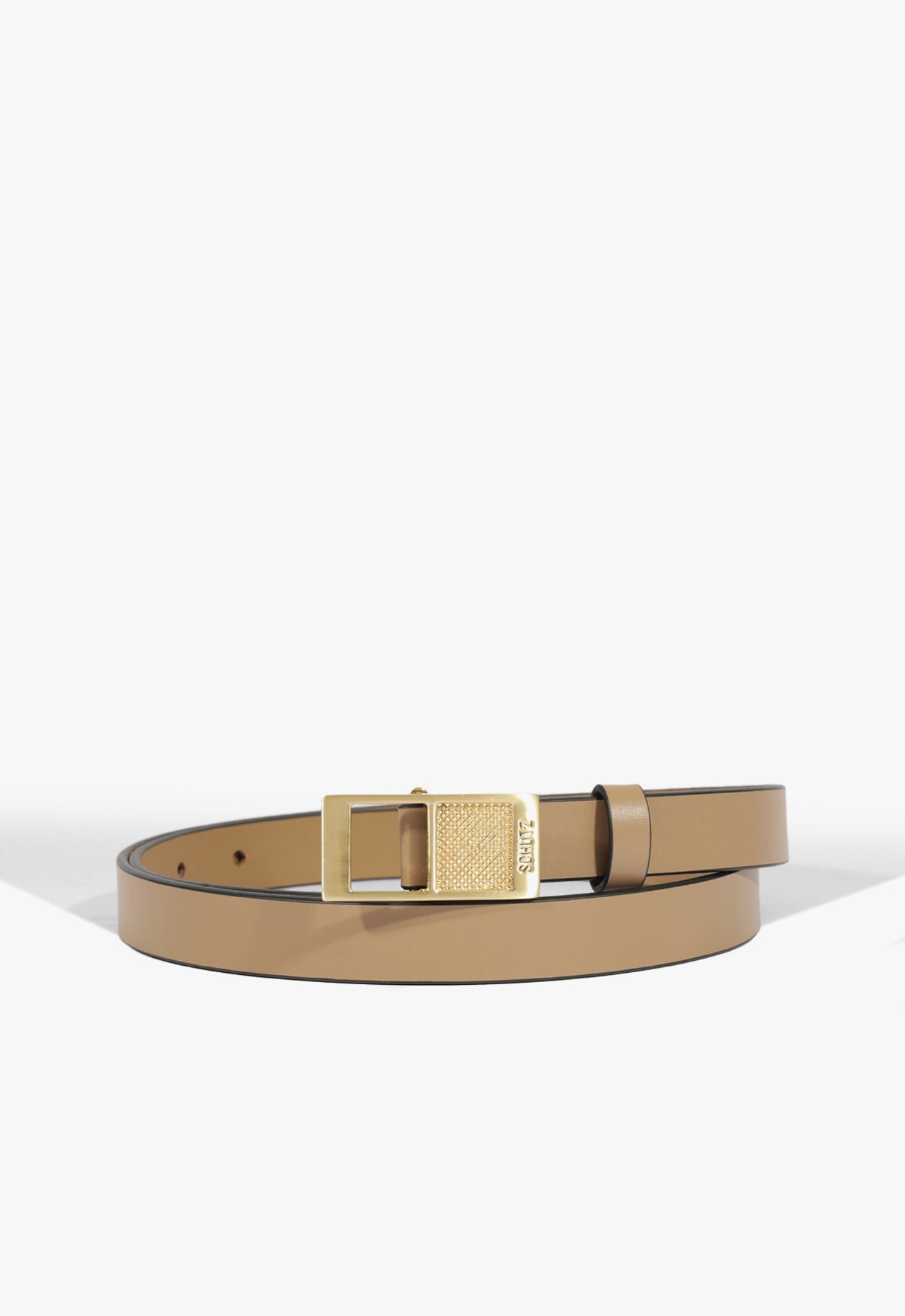 Cinto Memphis Couro Bege | Schutz