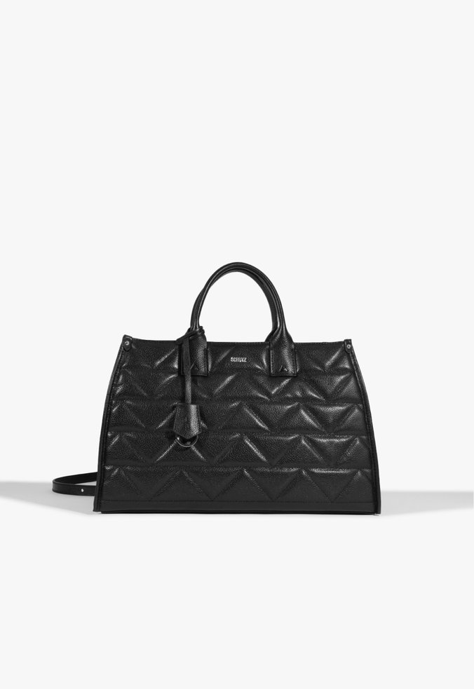 Bolsa Tote Paris Couro Preta