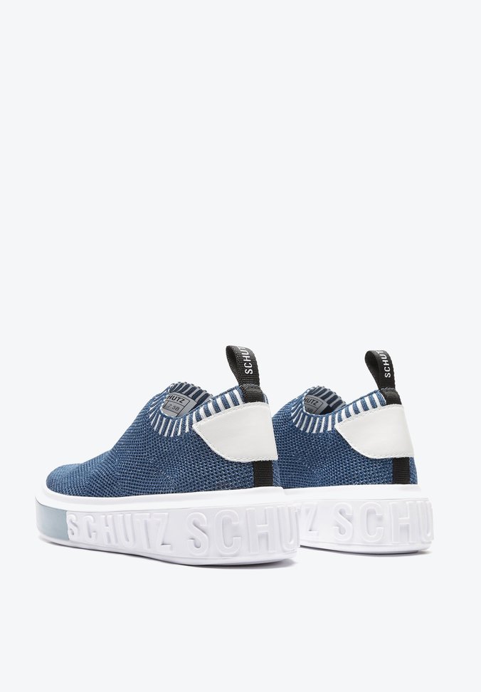 Tênis It Schutz Knit Azul Jeans Tênis It Schutz Knit Azul Jeans